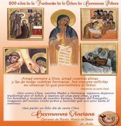 Gracias, Santa Clara, ¡cómo amaste también a la Virgen María!