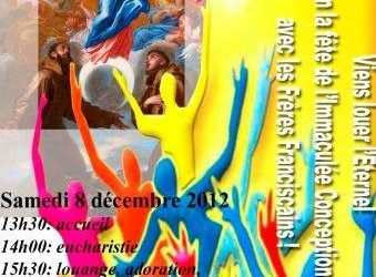 Celebración de la fiesta de la Inmaculada Concepción en Bruselas