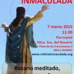 SÁBADO CON LA INMACULADA – 7 MARZO