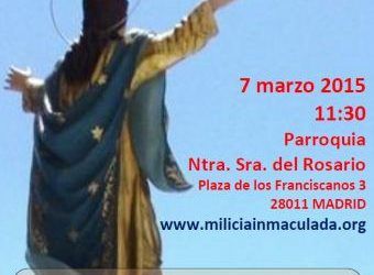 SÁBADO CON LA INMACULADA – 7 MARZO