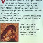 Consagración diaria a La Inmaculada – Abril 2017