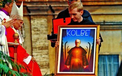 Hoy celebramos el 30 aniversario de la canonización de San Maximiliano Kolbe por Juan Pablo II